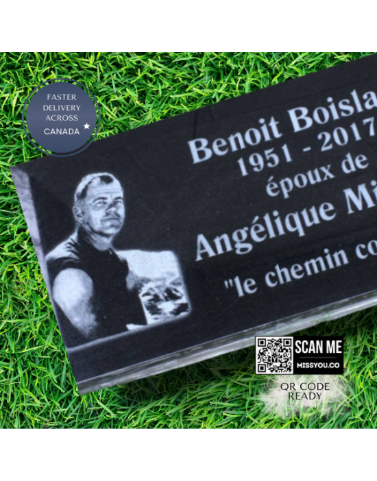 Flat Granite Marker #039